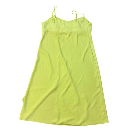 A New Day key lime green Slip Dress XXL Midi Cami Adjustable Straps plus size - Picture 4 of 8